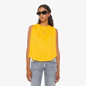 MOTHER Shear Strength Yellow Tank Top